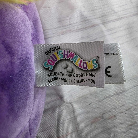 Squishmallow Mystery Squad Purple Unicorn Wink Rainbow Tie Dye Plush Doll - Picture 3 of 5